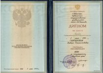 Гаврилова Эльвира Станиславовна Диплом